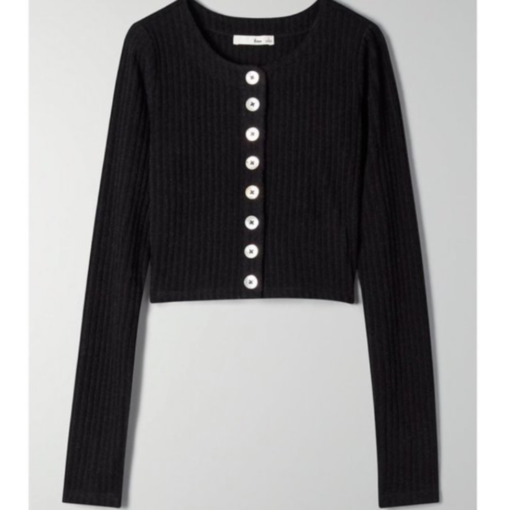 Black Aritzia Halo Longsleeve